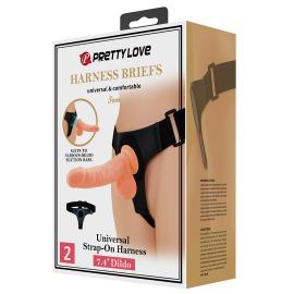 Страпон ON PRETTY LOVE HARNESS BRIEFS TOM - 1
