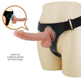 Страпон Pretty Love Harness Briefs Kevin 7.2 Dildo, тілесний - 5