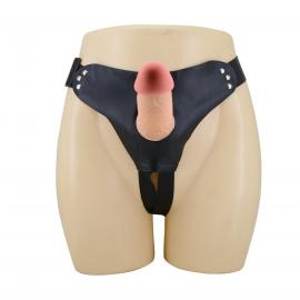 Порожній страпон Pretty Love Harness Briefs Mavis, тілесний - 2