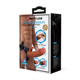 Страпон з вібрацією Harness Briefs Marion 7.4 - 9