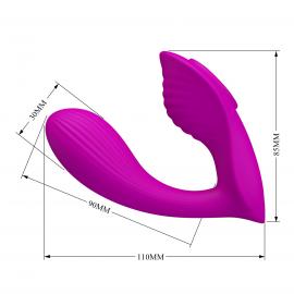 Вібростимулятор PRETTY LOVE ZICO, Wireless remote control Memory function 10 vibration functions - 5