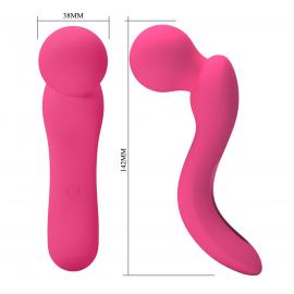 Вібромасажер LOIS, 10 vibration functions, Silicone ABS, USB rechargeable - 3