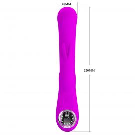 Вибратор PRETTY LOVE Lamar Purple, 10 vibration functions 9 speed levels - 2