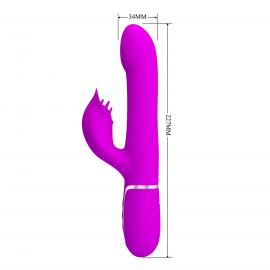 Вибратор PRETTY LOVE Twinkled Tenderness Purple, 7 vibration functions 4 rolling functions Memory fun - 6