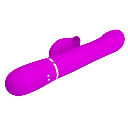 Вібратор PRETTY LOVE Twinkled Tenderness Purple, 7 vibration functions 4 rolling functions Memory fun