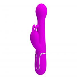 Вібратор PRETTY LOVE Dejon Twinkled Tenderness Purple, 7 vibration functions 4 thrusting settings 4 - 4