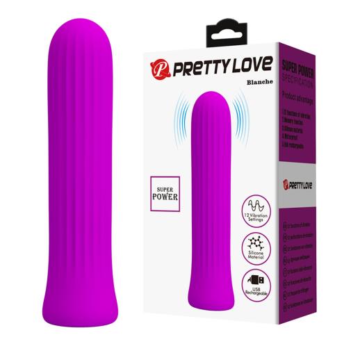 Вибратор PRETTY LOVE Blanche Purple, 12 vibration functions Memory function