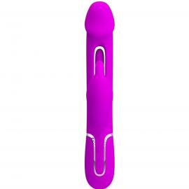 Вібратор PRETTY LOVE Kampas Rabbit 3 in 1,7 vibration functions 4 licking settings - 4