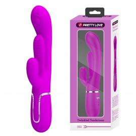 Вібратор PRETTY LOVE Shonia Purple, Twinkled Tenderness, 7 thumping functions 7 vibration functions - 1