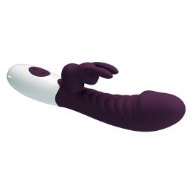 Вибратор кролик Pretty Love Naughty Bunny, Purple - 5