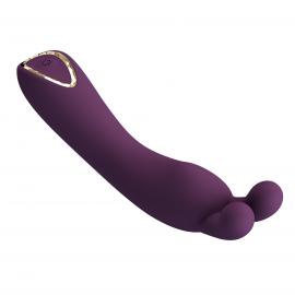 Вибратор PRETTY LOVE DJ RABBIT, 10 vibration functions, Silicone, Magnetic USB charging - 5