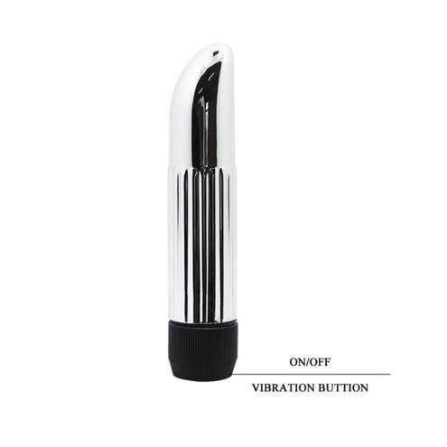 Вибратор Baile Mini Vibrator, серебряный