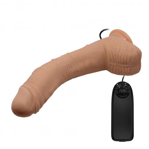 Фалоімітатор з мошонкою з вібро BEAUTIFUL ALEX DILDO