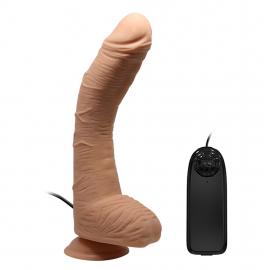 Фалоімітатор з мошонкою з вібро BEAUTIFUL ALEX DILDO - 4