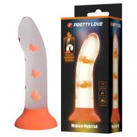Фаллоимитатор PRETTY LOVE - Magical Nightfall, Luminous Suction base