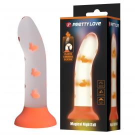 Фалоімітатор PRETTY LOVE - Magical Nightfall, Luminous Suction base - 1