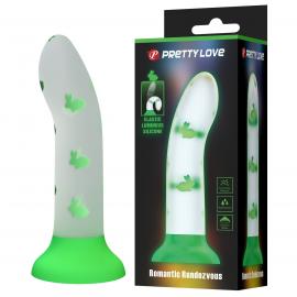 Фалоімітатор PRETTY LOVE Romantic Rendezvous, Luminous Suction base - 1