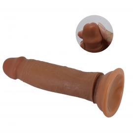 Фалоімітатор PRETTY LOVE QUENTIN 7.2(184mm) Sliding Skin Series TPR, Suction base Bendable - 2
