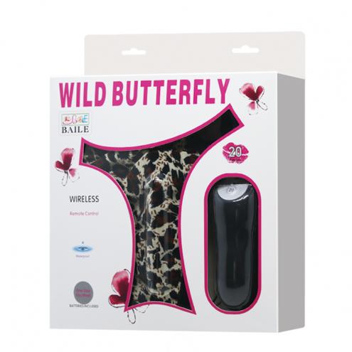 Трусики с вибропулей BAILE Wild Butterfly Wireless