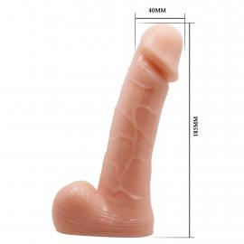Страпон BAILE- ULTRA PASSIONATE HARNESS, SENSUAL COMFORT STRAP-ON - 2