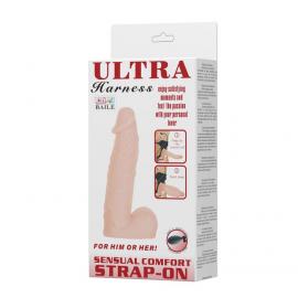 Страпон с подкачкой Strap-On with Pump Pink для женщин  - 3