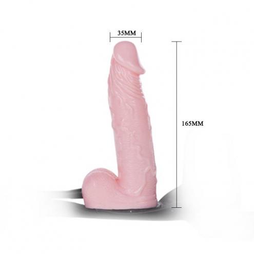 Страпон с подкачкой Strap-On with Pump Pink для женщин