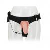 Страпон Ultra Passionate Harness Doble Heads Flesh Vibrating