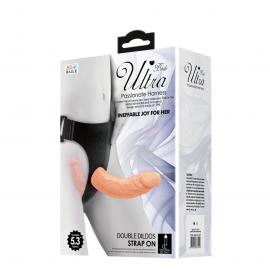 Страпон для подвійної стимуляції BAILE- DOUBLE DILDOS Strap On - 4