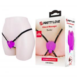 Кліторальний стимулятор PRETTY LOVE - Clitoral Massager, Heartbeat, 10 vibration functions - 1