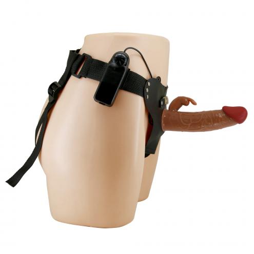 Страпон с вибрацией Harness Briefs Marion 7.4