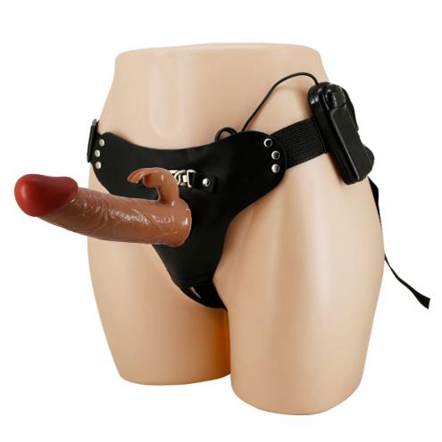 Страпон с вибрацией Harness Briefs Marion 7.4