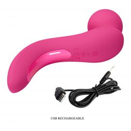 Вібромасажер LOIS, 10 vibration functions, Silicone ABS, USB rechargeable - 8