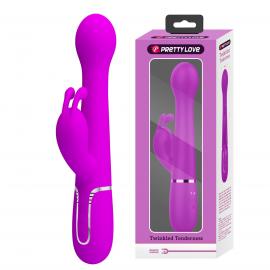 Вібратор PRETTY LOVE Dejon Twinkled Tenderness Purple, 7 vibration functions 4 thrusting settings 4 - 1