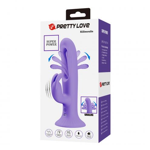 Вибратор PRETTY LOVE KILLMOULIS, 12 vibration functions 4 wiggling settings
