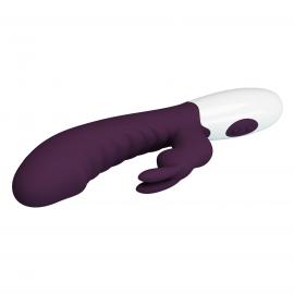 Вібратор кролик Pretty Love Naughty Bunny, Purple - 9