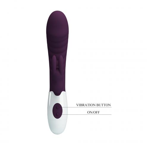 Вібратор кролик Pretty Love Naughty Bunny, Purple
