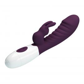 Вібратор кролик Pretty Love Naughty Bunny, Purple - 8