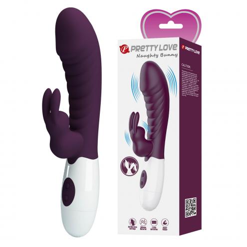 Вібратор кролик Pretty Love Naughty Bunny, Purple