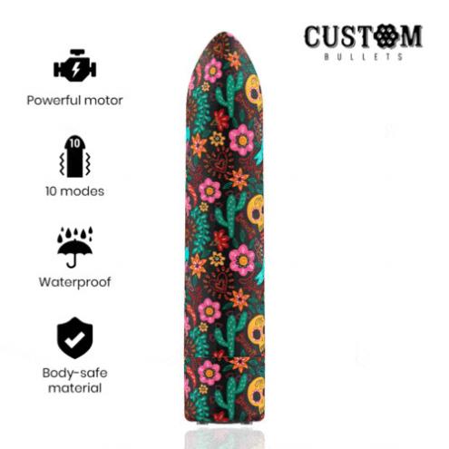 Потужна віброкуля SkullCustom Bullets (Іспанія)