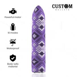 Потужна віброкуля Snake PurpleCustom Bullets (Іспанія) - 1