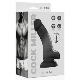 Фалоімітатор на присосці BLACK, 11 х 3 см COCK MILLER (Іспанія) - 4