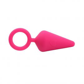 Анальна пробка Candy Plug M-Pink - 4