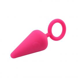 Анальна пробка Candy Plug M-Pink - 3