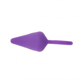 Анальна пробка Candy Plug M-Purple - 4