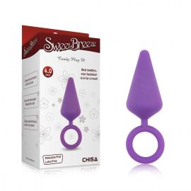 Анальна пробка Candy Plug M-Purple - 1