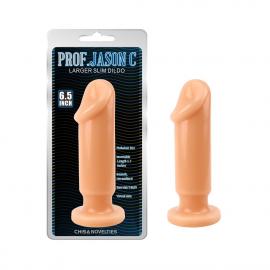 Анальний фалоімітатор Large Slim Dildo, тілесний - 1