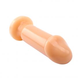 Анальний фалоімітатор Large Slim Dildo, тілесний - 3