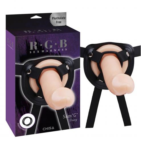 Страпон RGB Sex Harness Slim G Dong