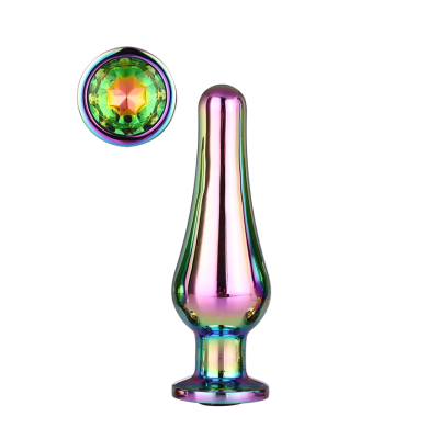 Анальная пробка Dream Toys GLEAMING LOVE COLOURED PLEASURE PLUG M