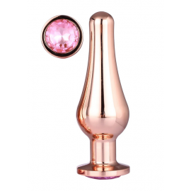 Анальна пробка Dream Toys GLEAMING LOVE COLOURED PLEASURE PLUG M - 1